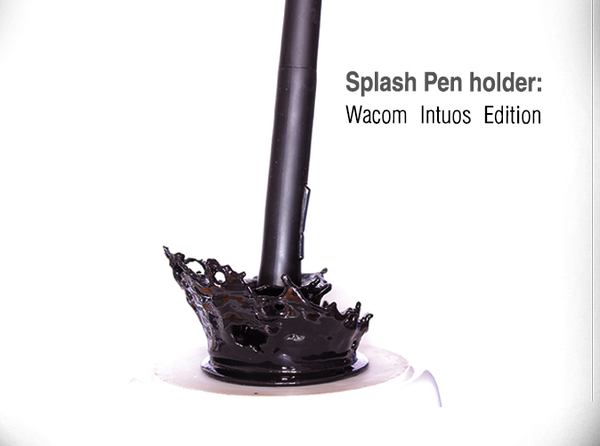 Splashing Pen holder; Wacom Intuos Edition