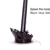 Small Splashing Pen holder; Wacom Intuos Edition 3D Printing 16449