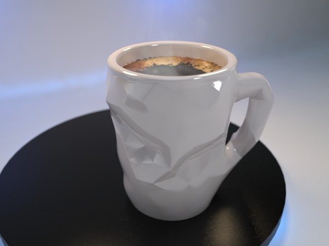 Crushed Coffee cup 3D Print 16464