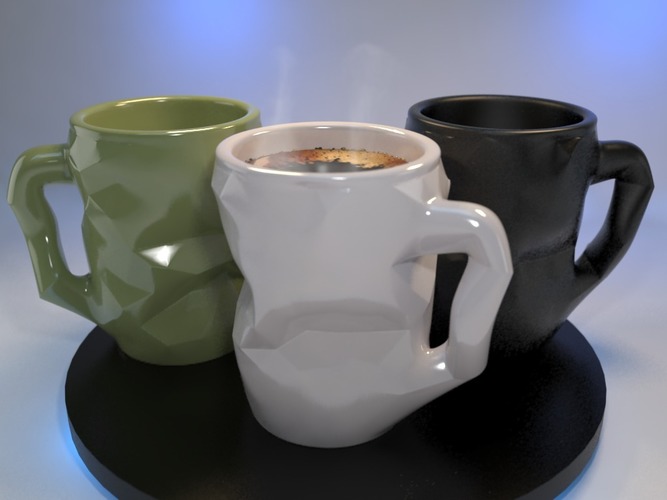 Crushed Coffee cup 3D Print 16467
