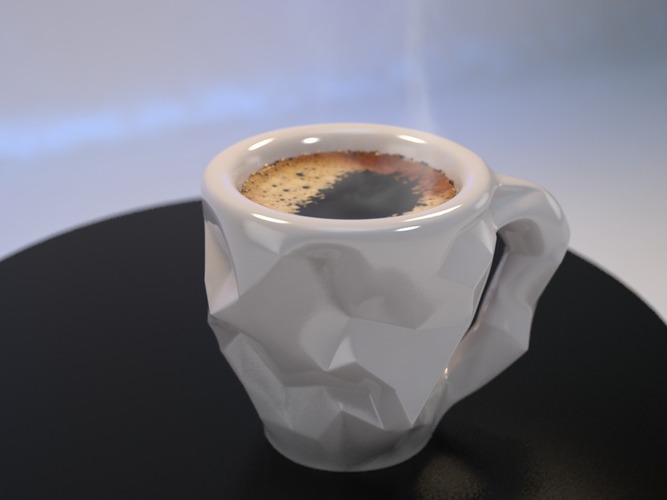 Crushed Espresso cup 3D Print 16468