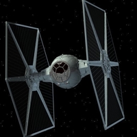 simple tie fighter - Thumbnail 2