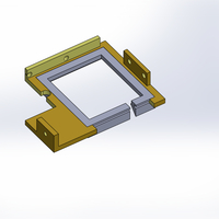 Small under extruder led light bracket 3D Printing 164741