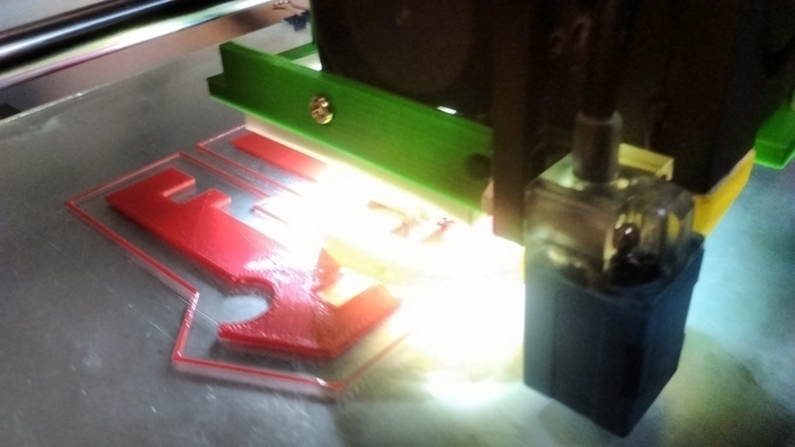 under extruder led light bracket 3D Print 164742