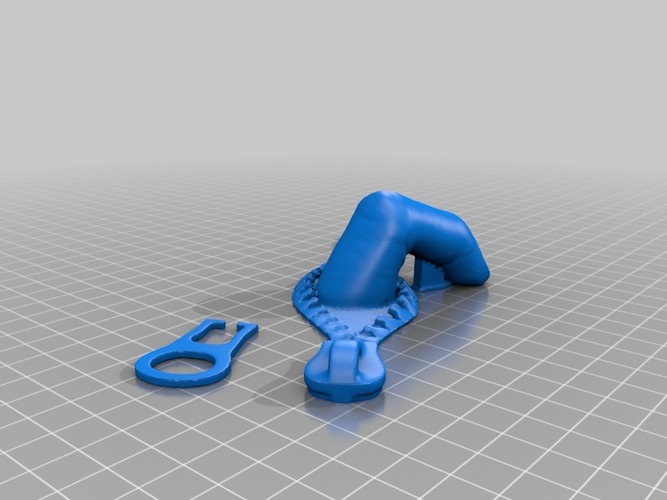 Zipper Magnet 3D Print 16477
