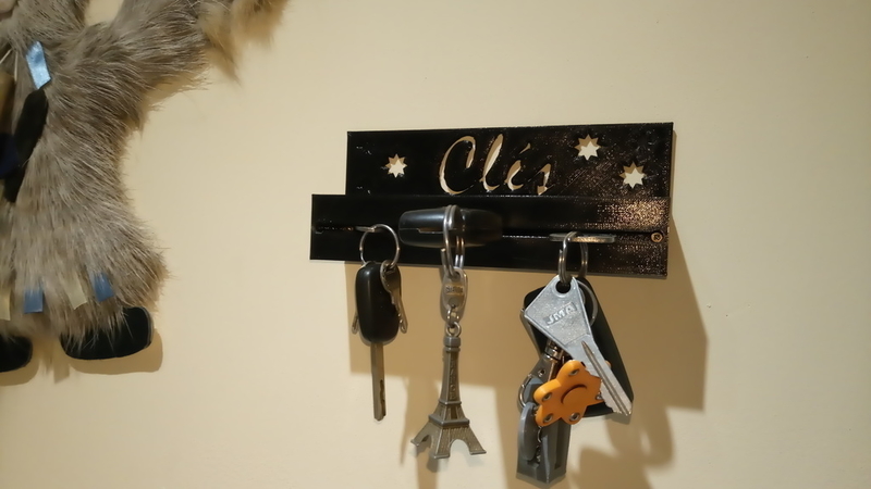 Porte clés mural