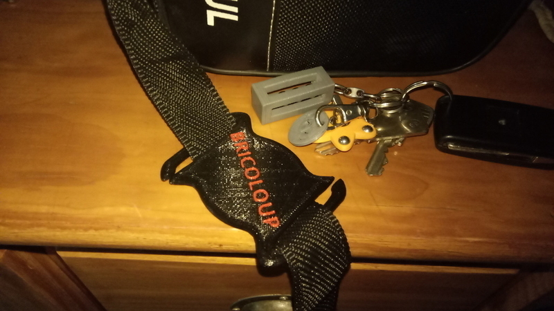 clip de sangle personnalisable