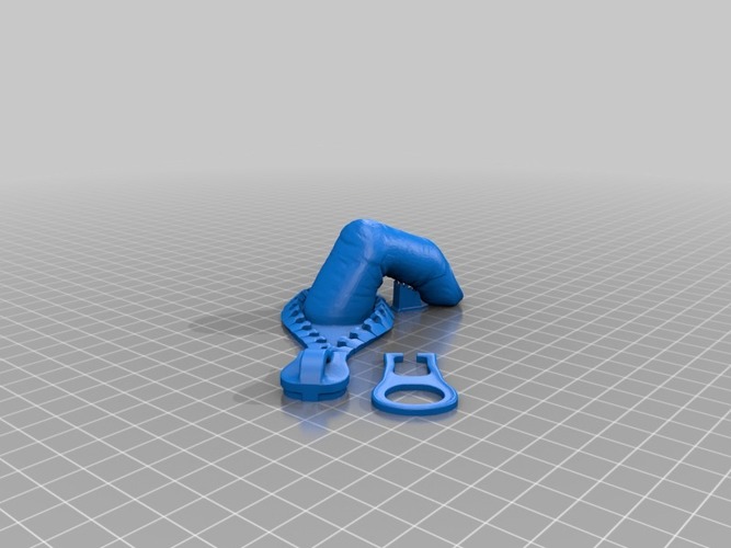 Zipper Magnet 3D Print 16483