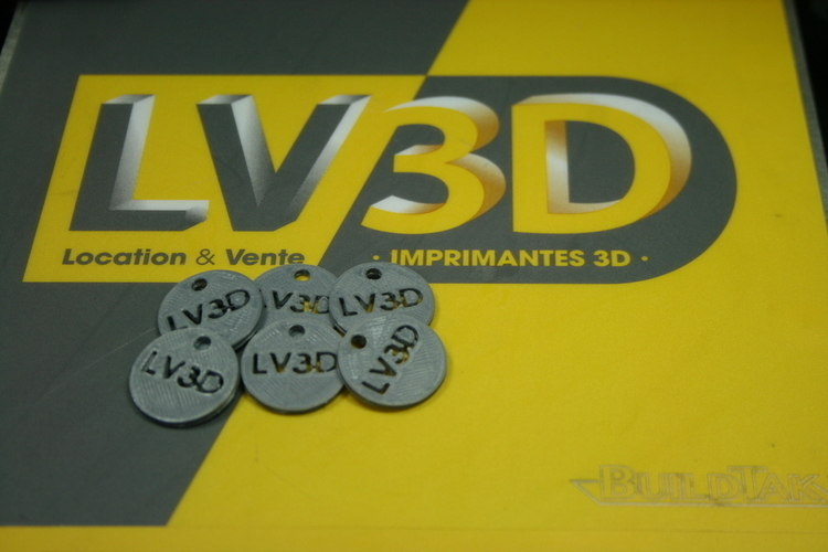 Jetons caddie LV3D 3D Print 164833