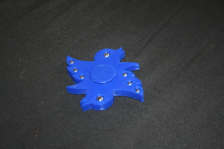 twitter Spinner  3D Print 164855