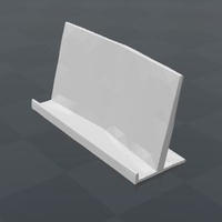 Small support tablette et petit livre 3D Printing 164876