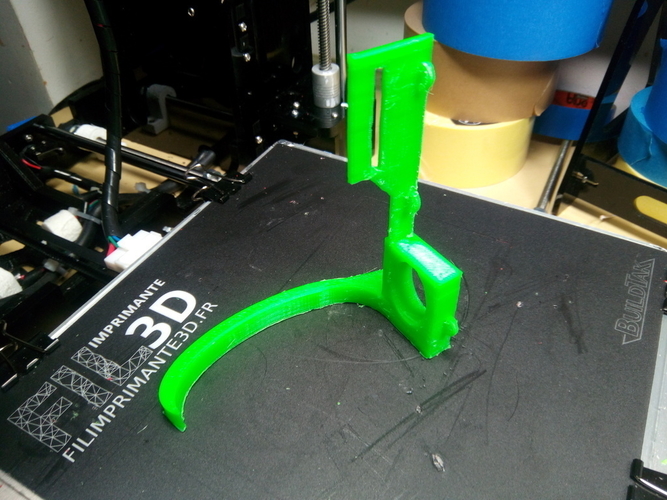 Support Eclairage extrudeur   3D Print 164974