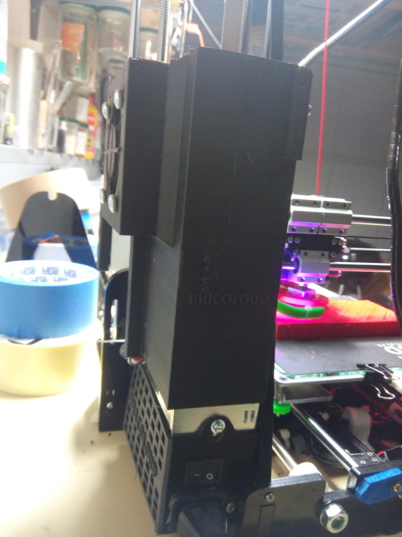 Enveloppe de ventilateur d'alimentation 60mm