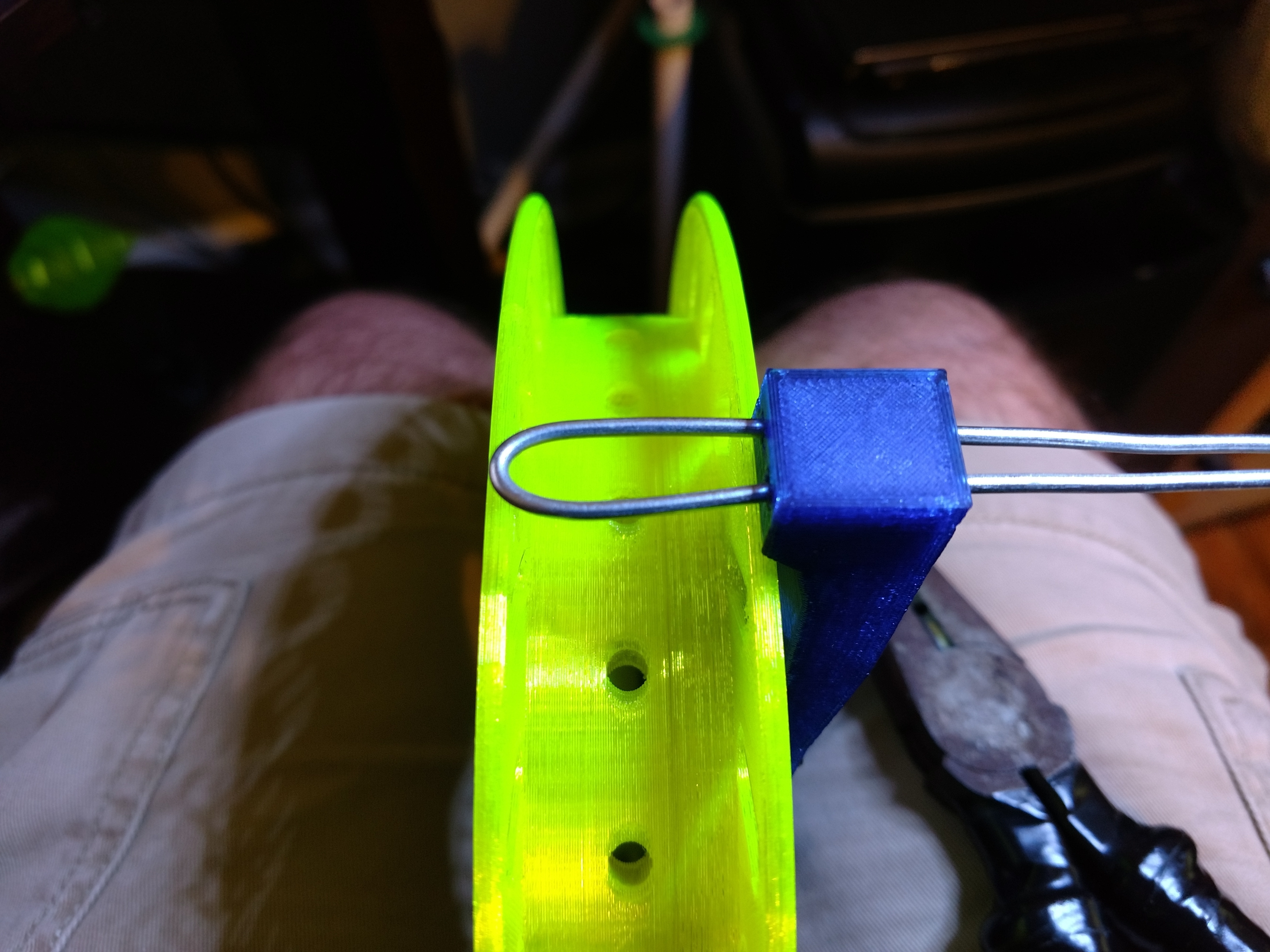 3D Printed Airsoft Pellet Bearing Kite Reel Winder by riskable