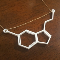 Small Serotonin Pendant 3D Printing 165111