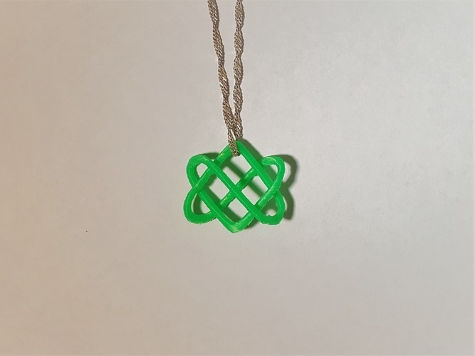 Celtic Love Knot Pendant 3D Print 165112