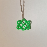 Small Celtic Love Knot Pendant 3D Printing 165112