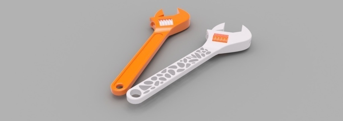 Crescent Wrench Pair 3D Print 165161