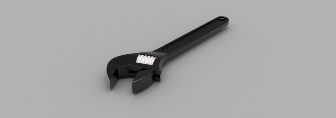 Crescent Wrench Pair 3D Print 165162
