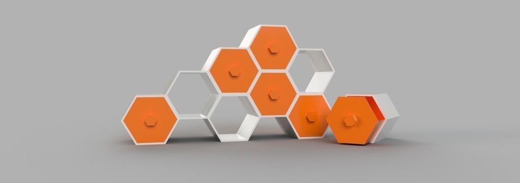 Free STL file Honeycomb Drawer Divider 🏠・3D print model to