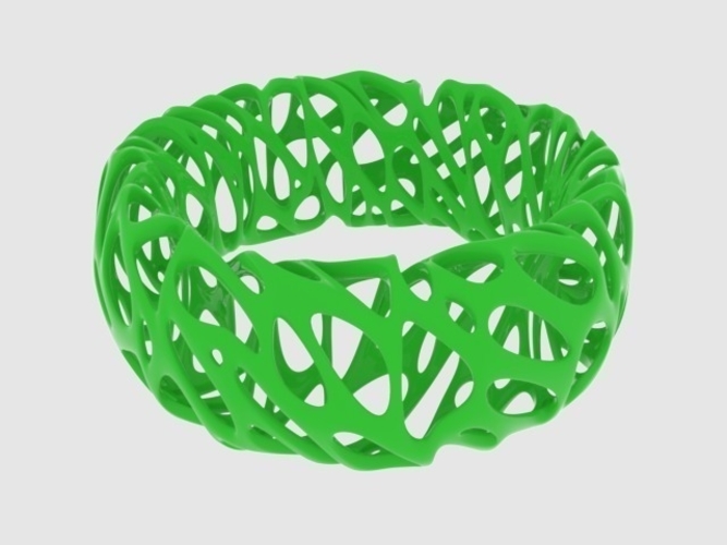 Voronoi Bracelet 2 3D Print 165203