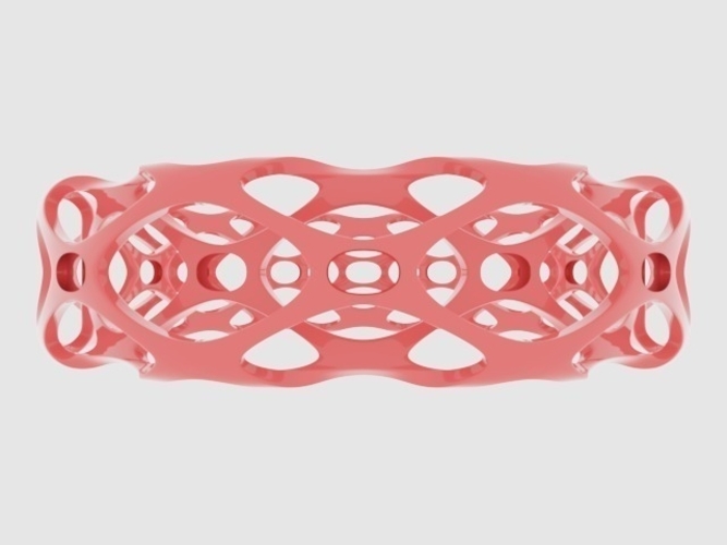 Subdivision Bangle Bracelet 3D Print 165209