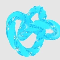 Twisted Trefoil Knot - Thumbnail 2