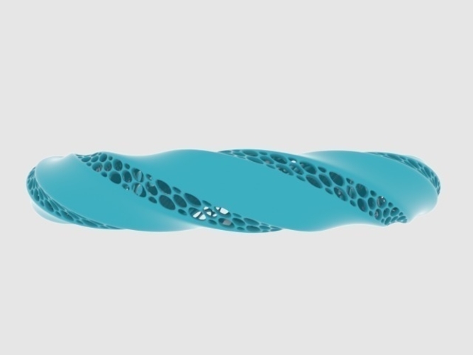 Twisted Torus Bracelet 3D Print 165224