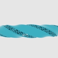 Twisted Torus Bracelet - Thumbnail 2