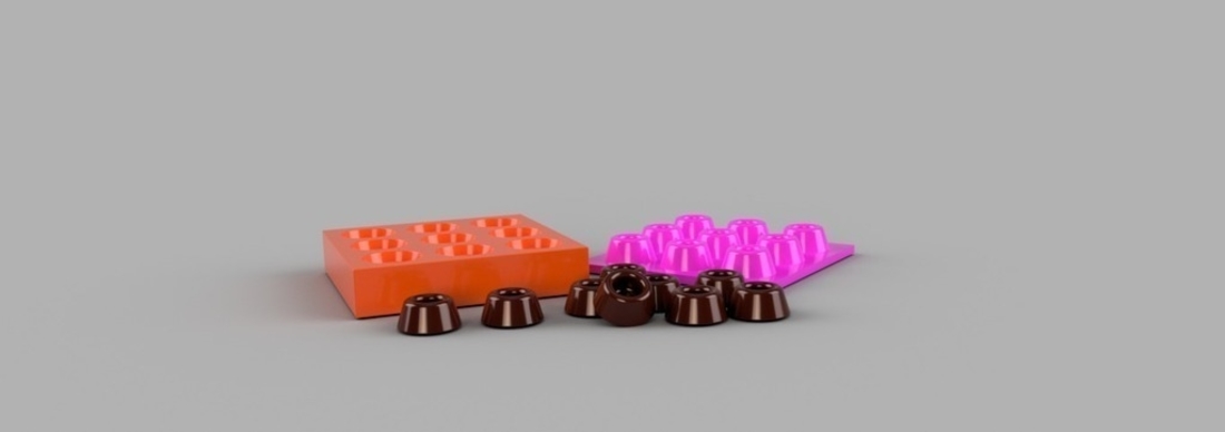 Chocolate Mold 3D Print 165226
