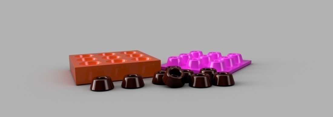 Chocolate Mold 3D Print 165228