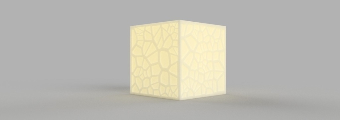 Voronoi Tea Light Shade 3D Print 165239