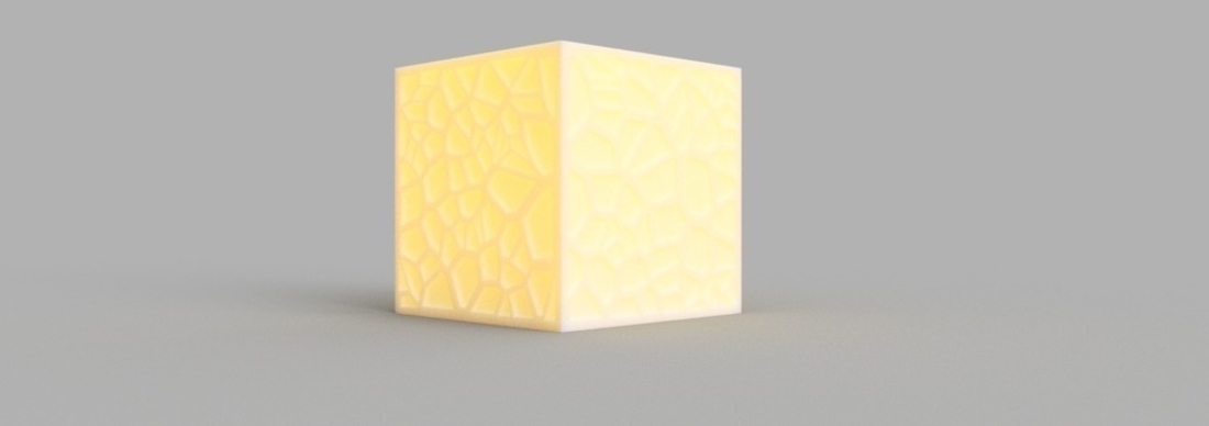 Voronoi Tea Light Shade 3D Print 165240