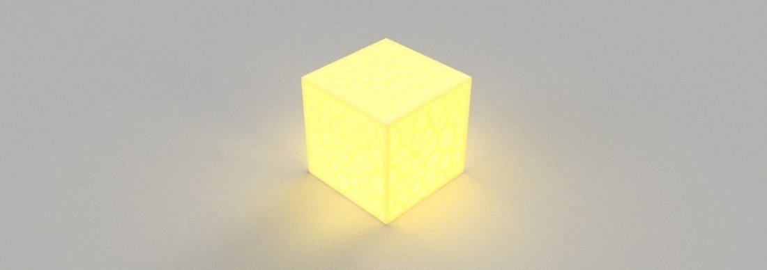 Voronoi Tea Light Shade 3D Print 165241