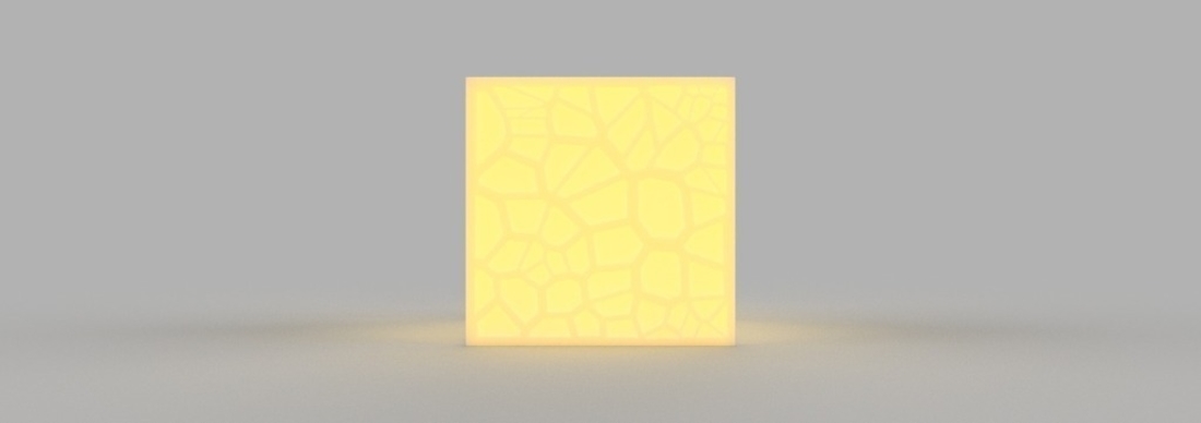 Voronoi Tea Light Shade 3D Print 165242