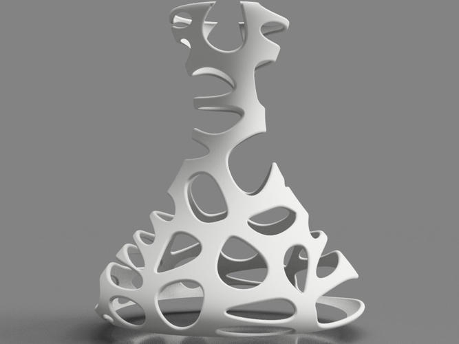 Voronoi Vase 3D Print 165257
