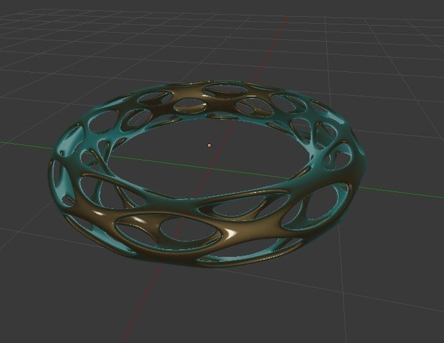 Voronoi Bracelet 3D Print 165273