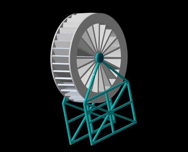 Water Wheel 3D Print 165277