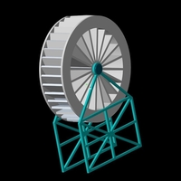Small Water Wheel 3D Printing 165277