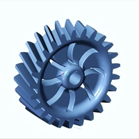 Small Helical Gear 2 3D Printing 165291