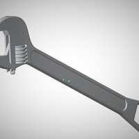 Print in Place Crescent Wrench with Bottle Opener - Thumbnail 2