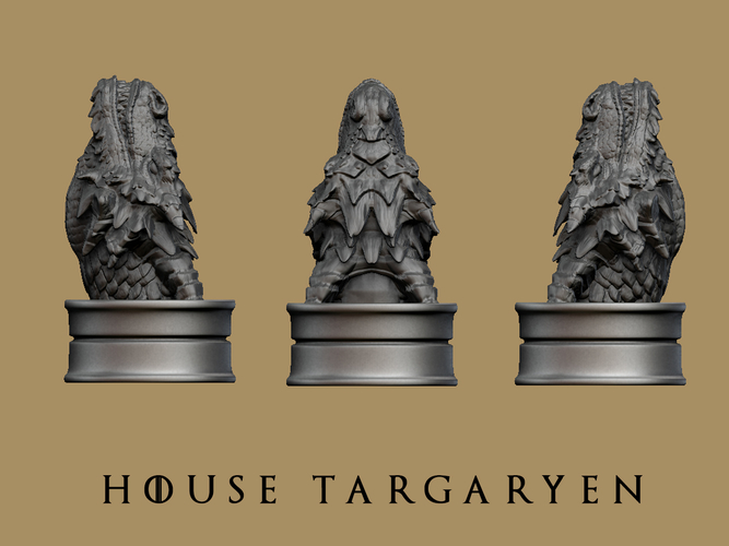 Game of thrones - House Targaryen 3D Print 165349