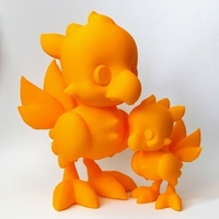 Small Chibi Chocobo 3D Printing 165367