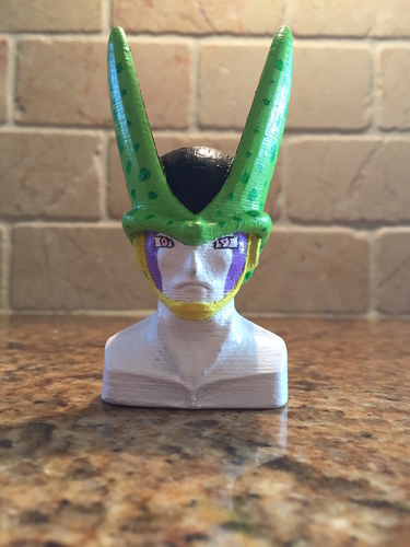 Perfect Cell Head Bust 3D Print 165470