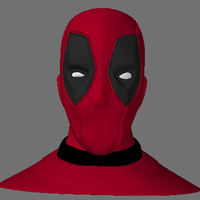 Small DeadPool head 3D Printing 165493