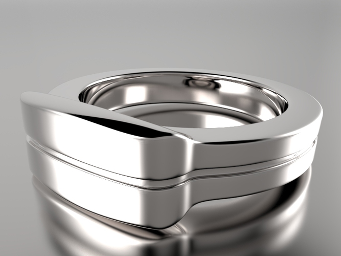 Channel ring 3D Print 16552