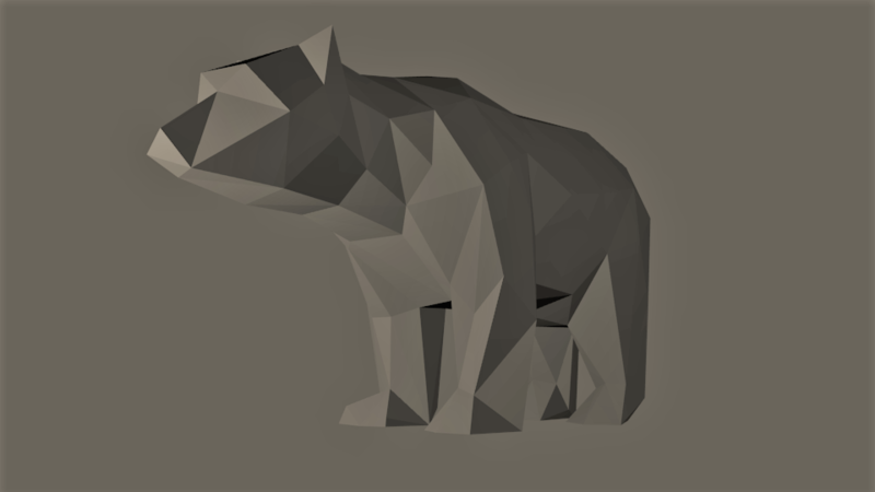 Low-Poly Bear