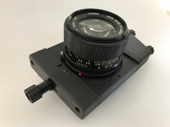 Tilt-Shift Adapter for Canon EF and FD lenses for EOS-M 3D Print 165589