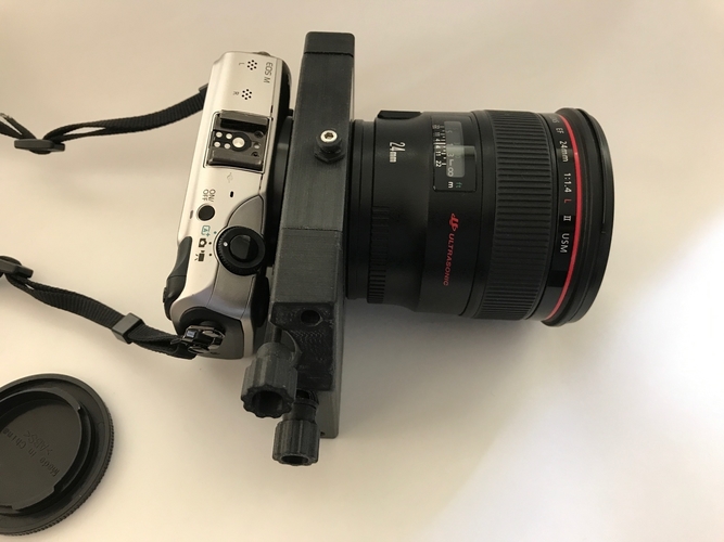 Tilt-Shift Adapter for Canon EF and FD lenses for EOS-M 3D Print 165591