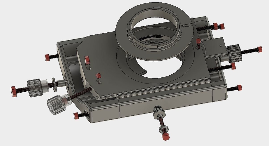 Tilt-Shift Adapter for Canon EF and FD lenses for EOS-M 3D Print 165594